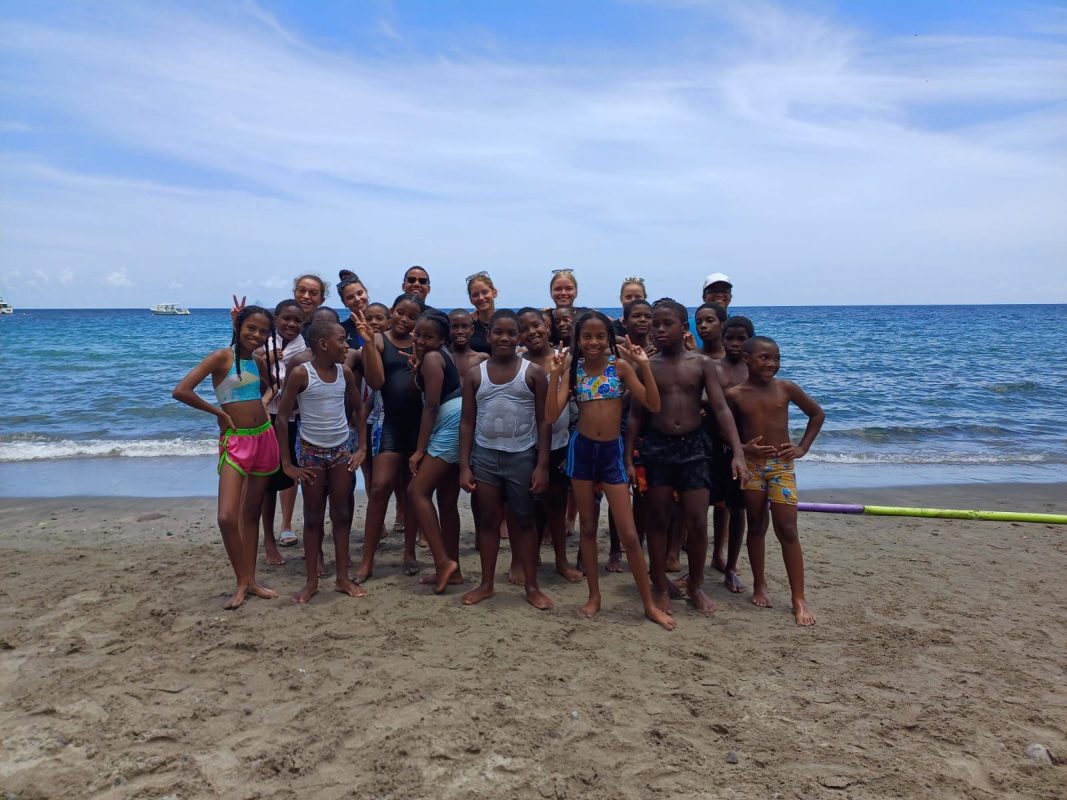 Nora and Rosan in Saint Lucia - volunteer story - The Power of Sports