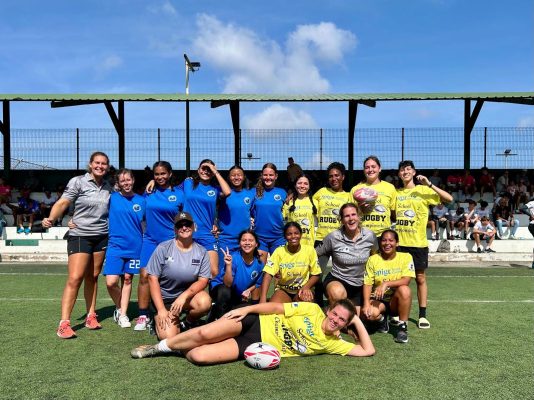 Rugby training in Curaçao