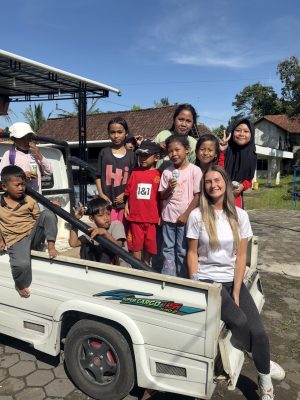 Demie in Indonesia - volunteer story - The Power of Sports