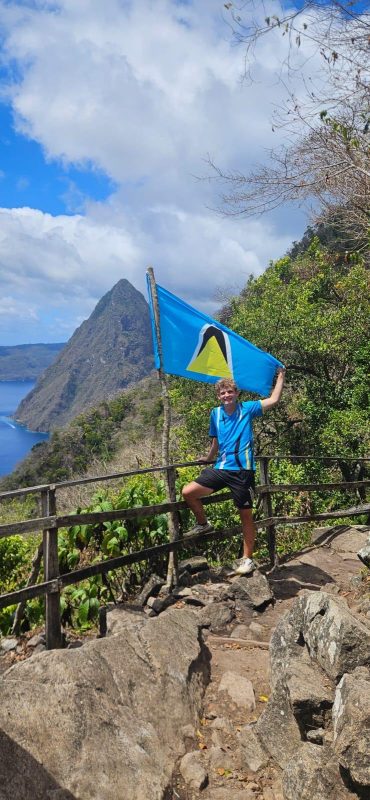Gijs op Saint Lucia - De Kracht van Sport