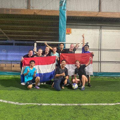 Sports volunteering in Semarang, Indonesia