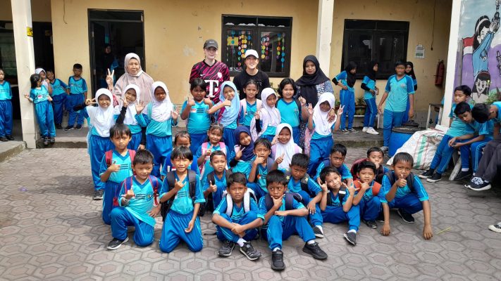 Sports volunteering in Semarang, Indonesia