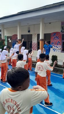Sports volunteering in Semarang, Indonesia