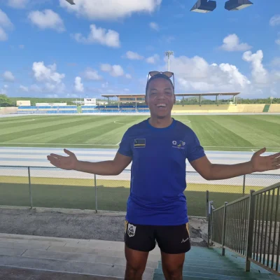Soccer practice on Curaçao