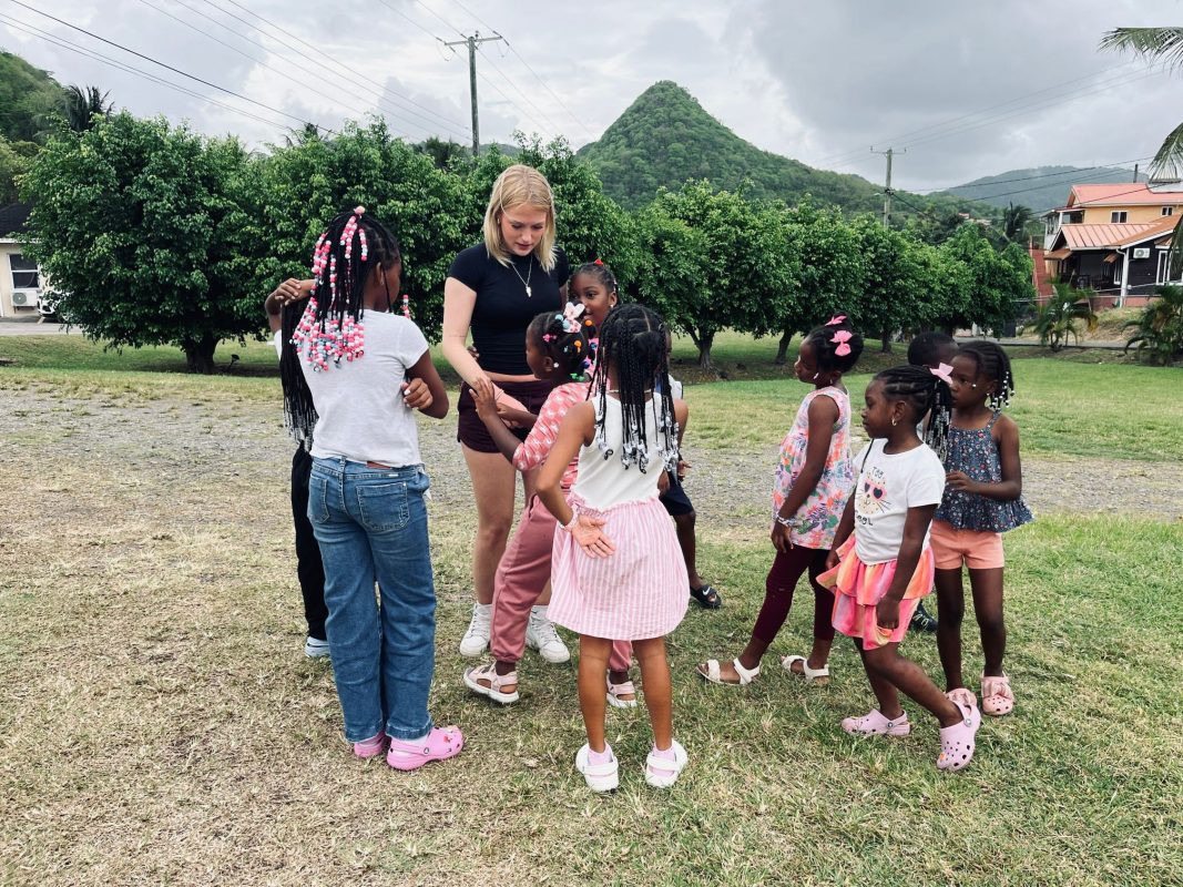 Kim in Saint Lucia - volunteer story - The Power of Sports
