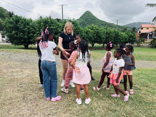 Kim in Saint Lucia - volunteer story - The Power of Sports