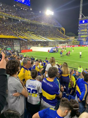 Soccer practice in Buenos Aires
