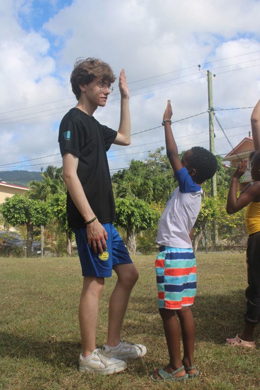 Xavier in Saint Lucia - volunteer story - The Power of Sports