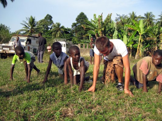 Sports volunteering in Ghana